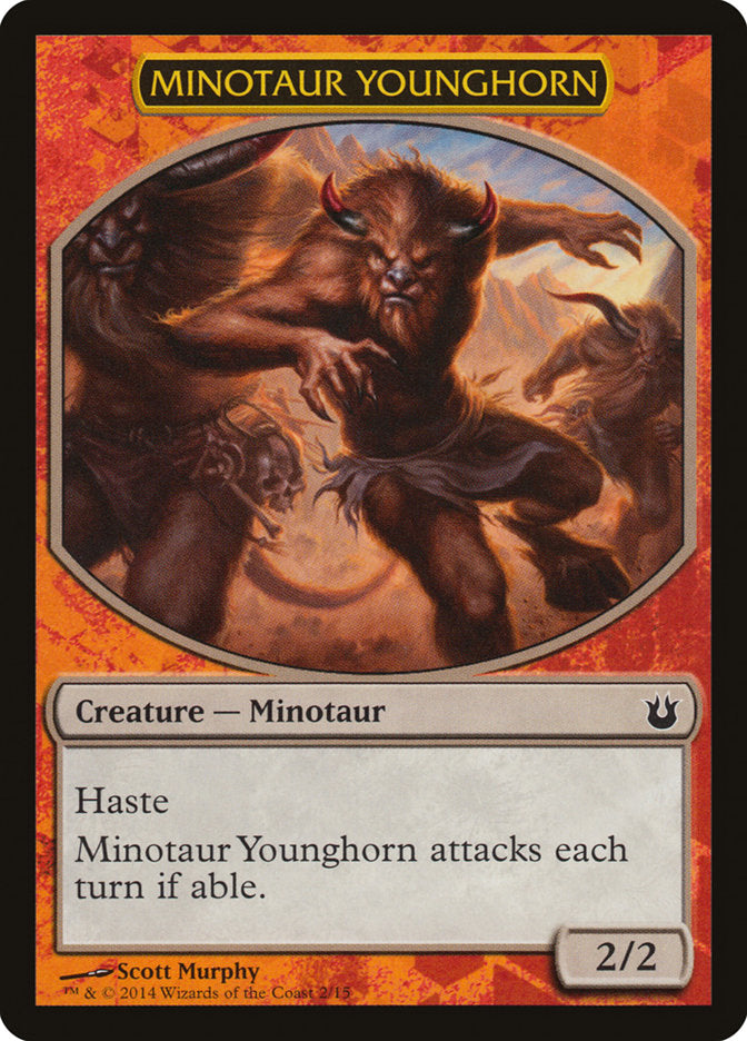 Minotaur Younghorn [Born of the Gods Battle the Horde] - Evolution TCG