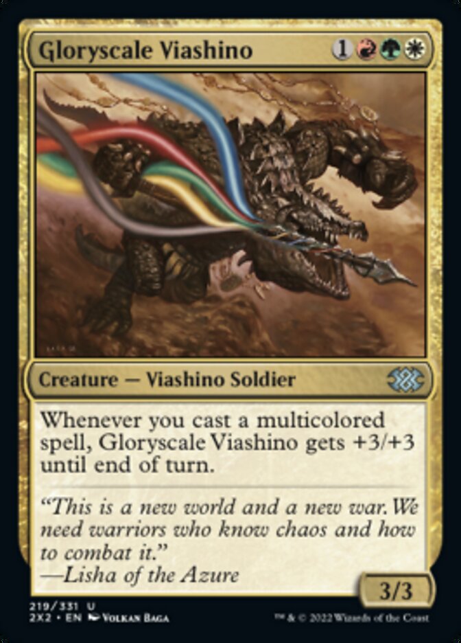 Gloryscale Viashino [Double Masters 2022] - Evolution TCG