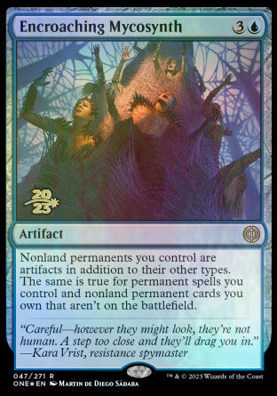 Encroaching Mycosynth [Phyrexia: All Will Be One Prerelease Promos] - Evolution TCG