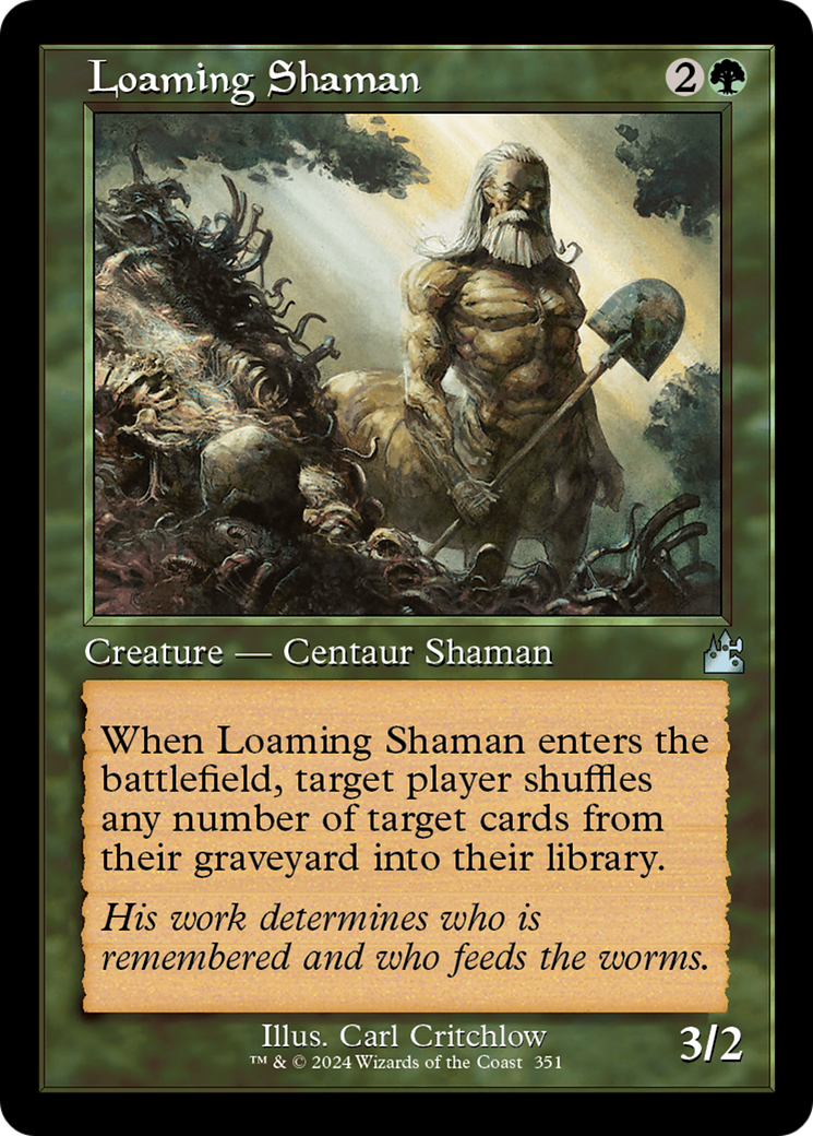 Loaming Shaman (Retro Frame) [Ravnica Remastered] - Evolution TCG