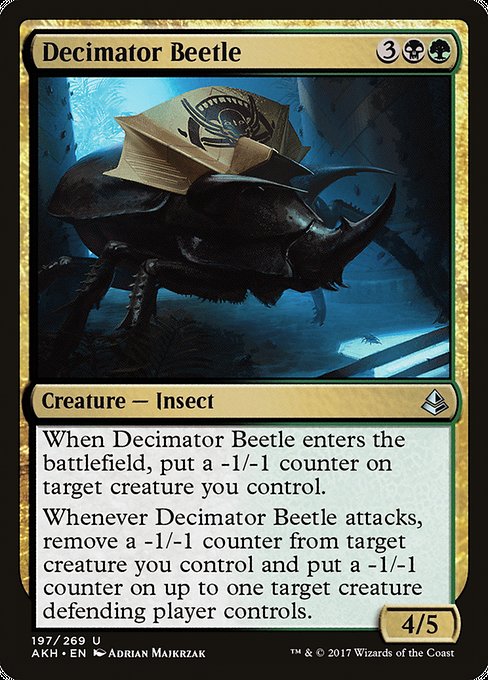 Decimator Beetle [Amonkhet] - Evolution TCG