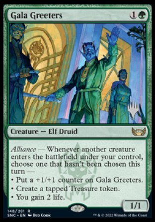 Gala Greeters (Promo Pack) [Streets of New Capenna Promos] - Evolution TCG