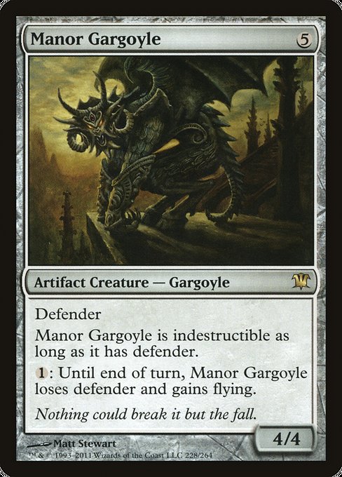 Manor Gargoyle [Innistrad] - Evolution TCG