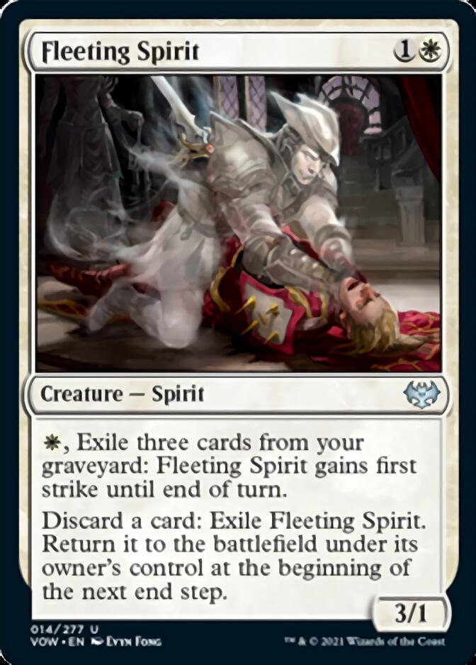 Fleeting Spirit [Innistrad: Crimson Vow] - Evolution TCG