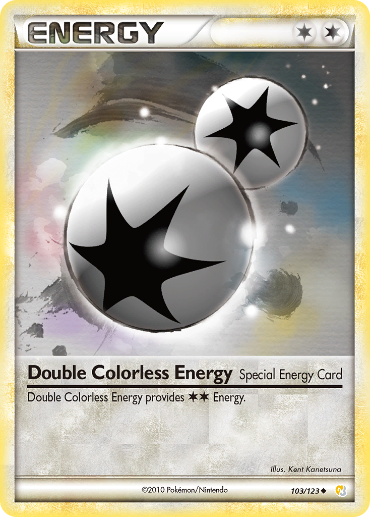 Double Colorless Energy (103/123) [HeartGold & SoulSilver: Base Set] - Evolution TCG