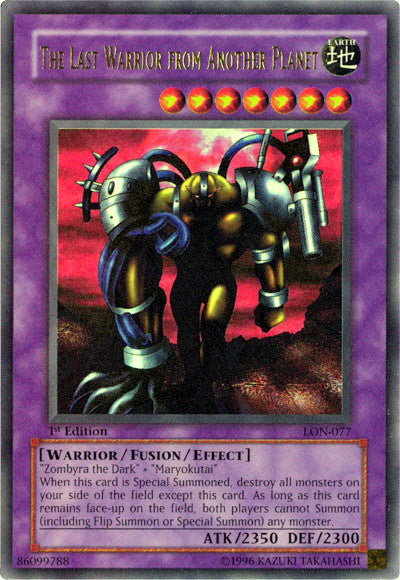 The Last Warrior from Another Planet [LON-077] Ultra Rare - Evolution TCG