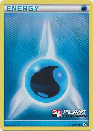 Water Energy (107/114) (Play Pokemon Promo) [Black & White: Base Set] - Evolution TCG
