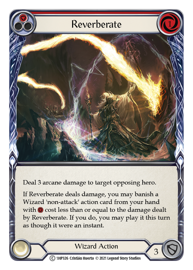 Reverberate (Red) [1HP326] (History Pack 1) - Evolution TCG