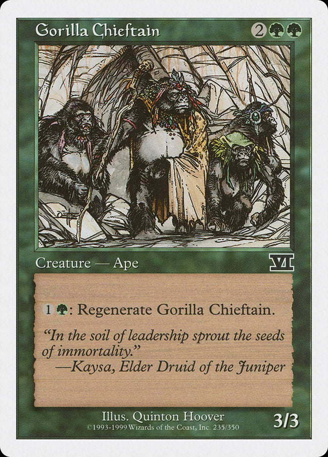 Gorilla Chieftain [Classic Sixth Edition] - Evolution TCG | Evolution TCG