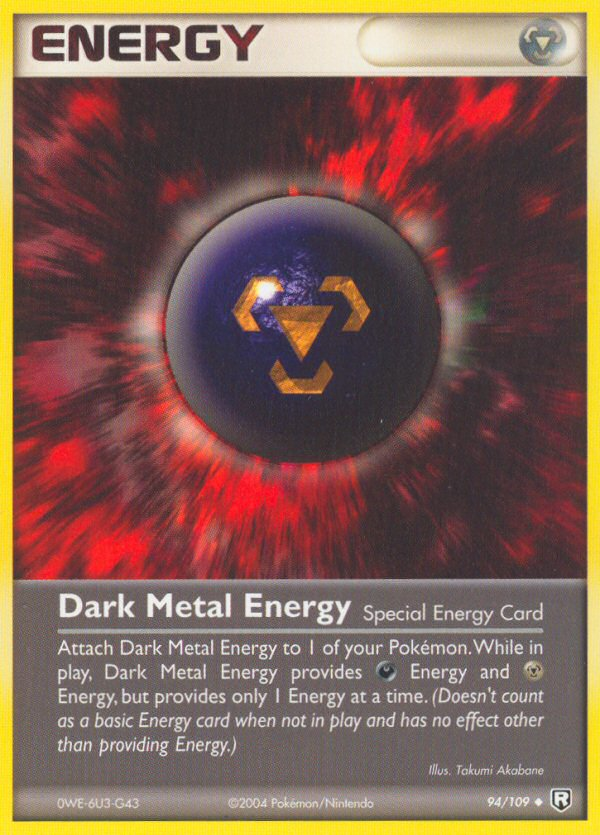 Dark Metal Energy (94/109) [EX: Team Rocket Returns] - Evolution TCG