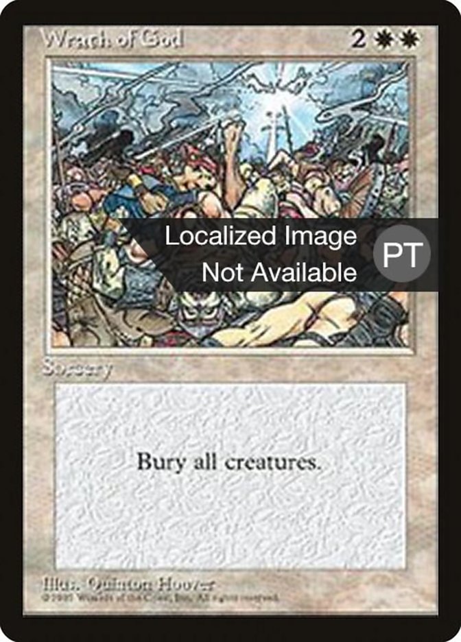 Wrath of God [Fourth Edition (Foreign Black Border)] - Evolution TCG