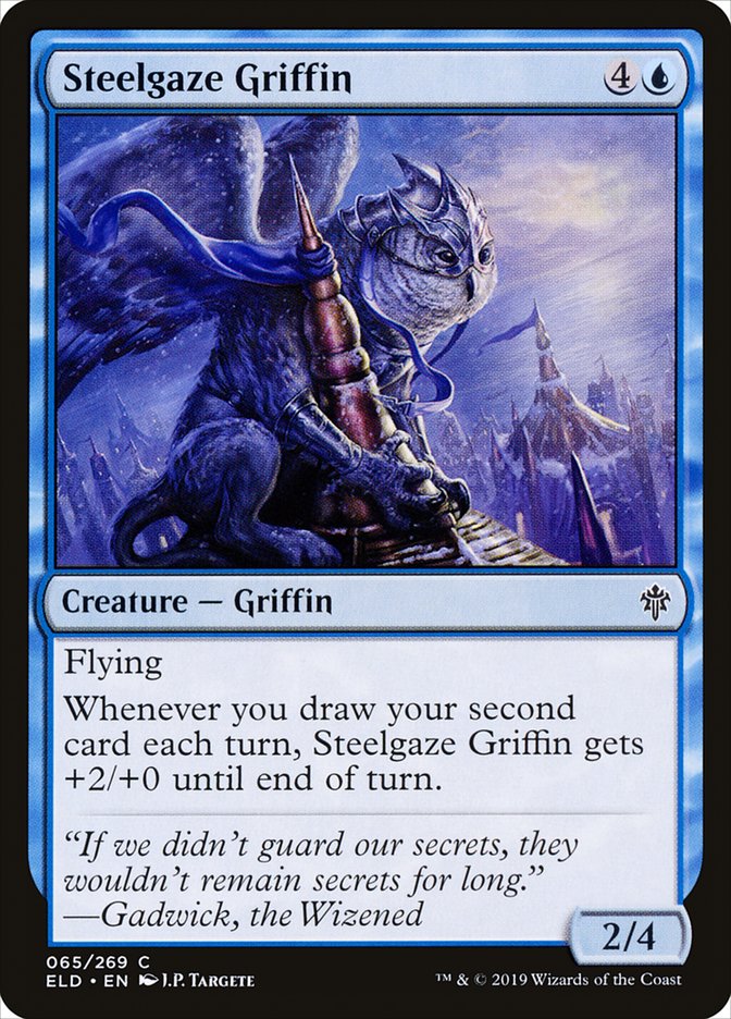 Steelgaze Griffin [Throne of Eldraine] - Evolution TCG