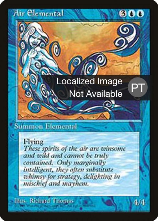 Air Elemental [Fourth Edition (Foreign Black Border)] - Evolution TCG