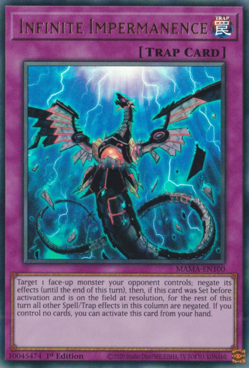 Infinite Impermanence [MAMA-EN100] Ultra Rare - Evolution TCG