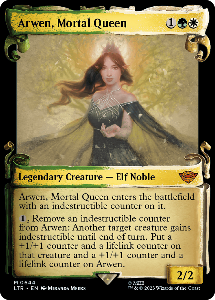 Arwen, Mortal Queen [The Lord of the Rings: Tales of Middle-Earth Showcase Scrolls] - Evolution TCG