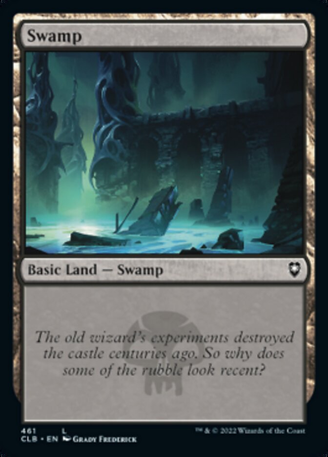 Swamp (461) [Commander Legends: Battle for Baldur's Gate] - Evolution TCG