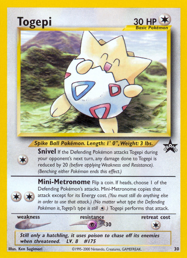 Togepi (30) [Wizards of the Coast: Black Star Promos] - Evolution TCG