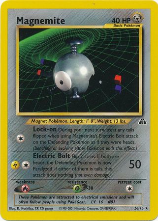 Magnemite (26/75) [Neo Discovery Unlimited] - Evolution TCG