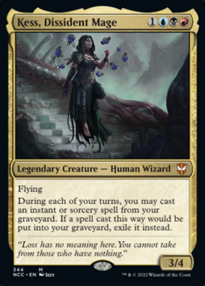 Kess, Dissident Mage [Streets of New Capenna Commander] - Evolution TCG