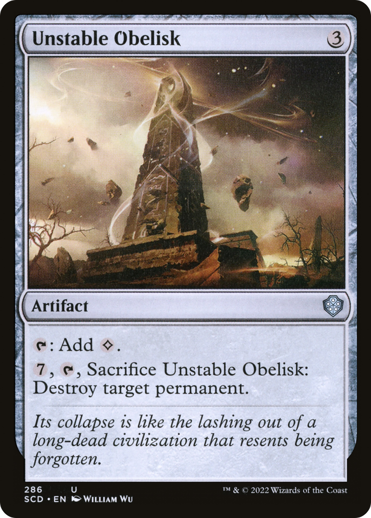 Unstable Obelisk [Starter Commander Decks] - Evolution TCG