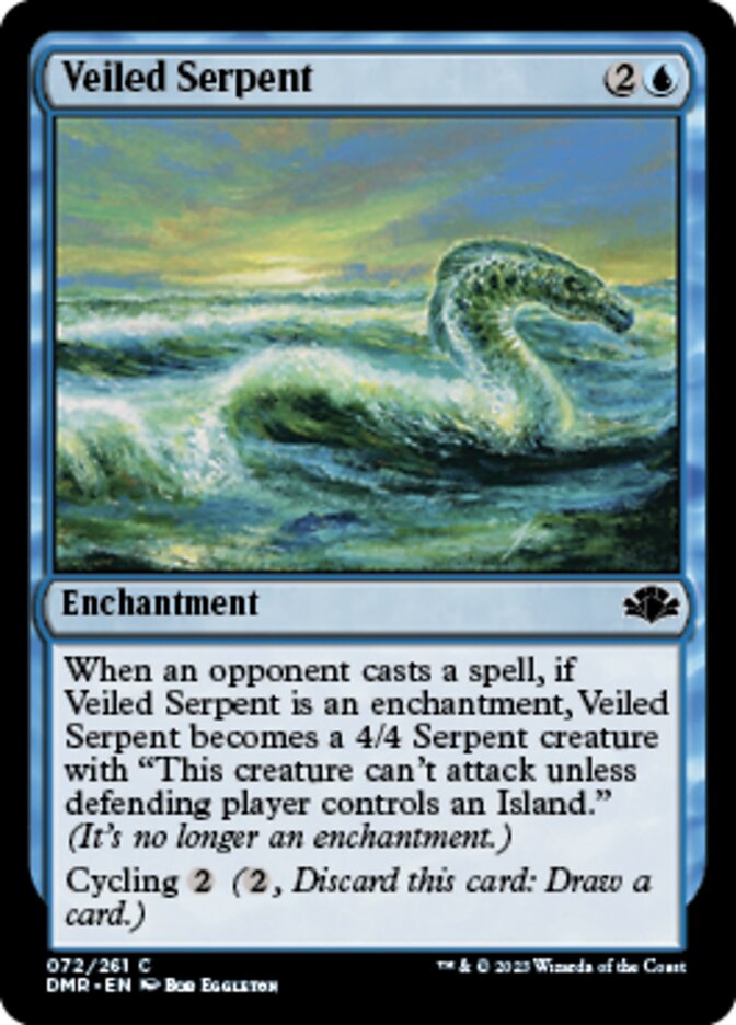 Veiled Serpent [Dominaria Remastered] - Evolution TCG