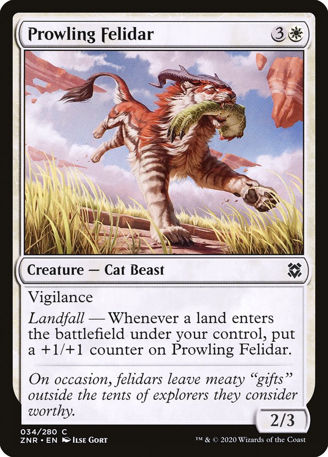 Prowling Felidar [Zendikar Rising] - Evolution TCG