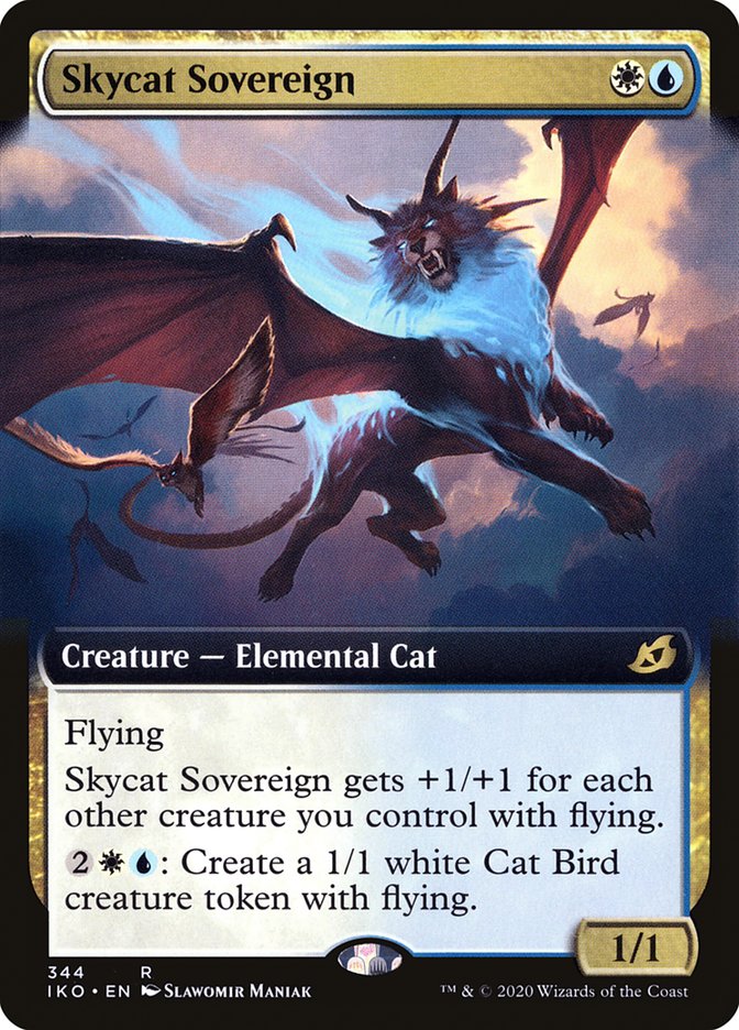 Skycat Sovereign (Extended Art) [Ikoria: Lair of Behemoths] - Evolution TCG