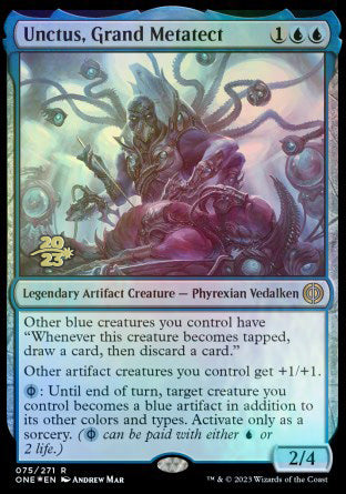 Unctus, Grand Metatect [Phyrexia: All Will Be One Prerelease Promos] - Evolution TCG