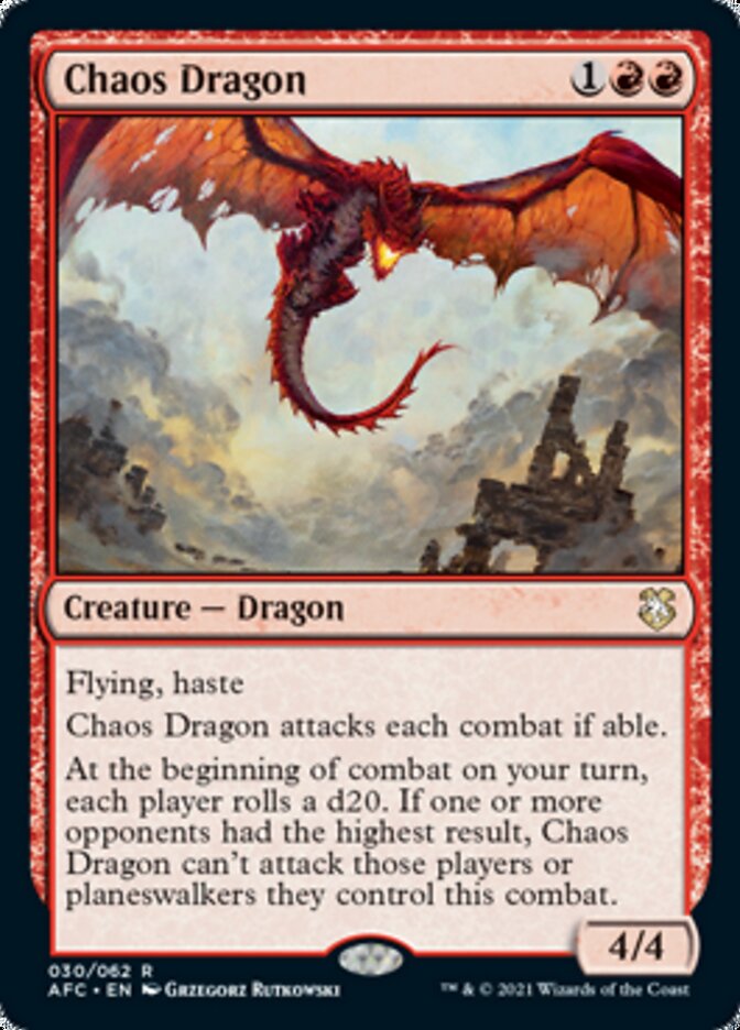 Chaos Dragon [Dungeons & Dragons: Adventures in the Forgotten Realms Commander] - Evolution TCG