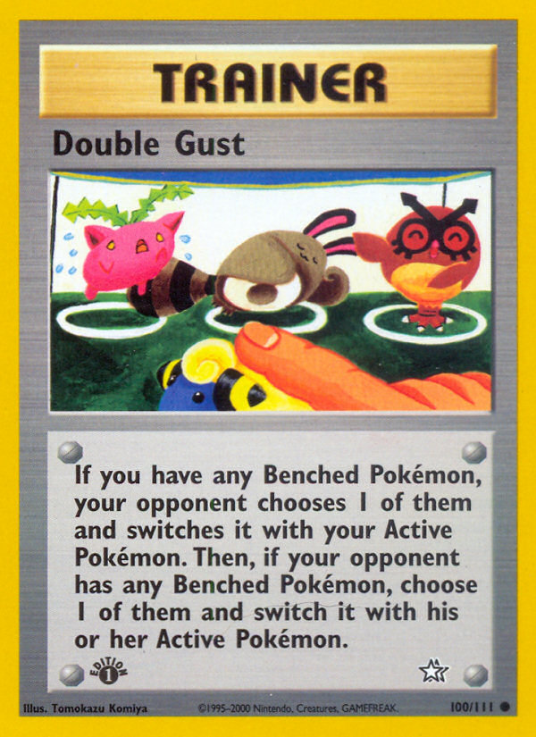 Double Gust (100/111) [Neo Genesis 1st Edition] - Evolution TCG