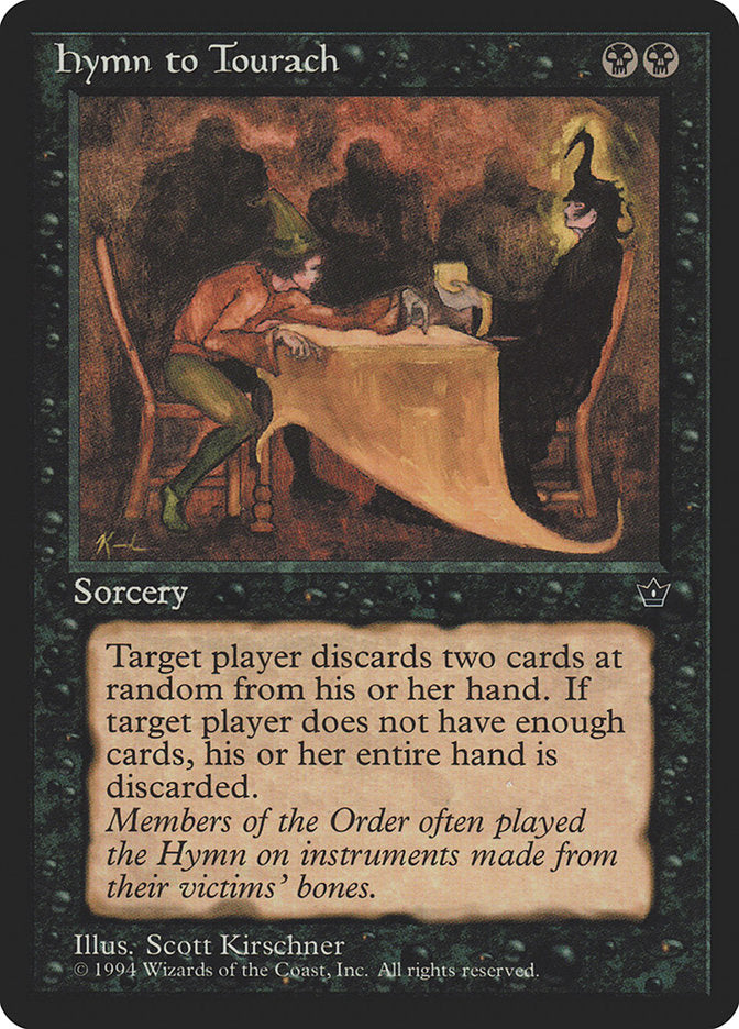 Hymn to Tourach (Scott Kirschner) [Fallen Empires] - Evolution TCG