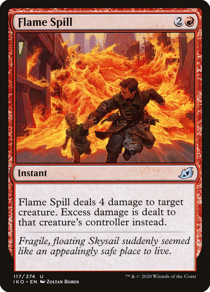 Flame Spill [Ikoria: Lair of Behemoths] - Evolution TCG