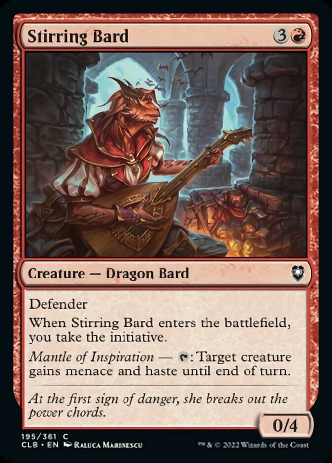 Stirring Bard [Commander Legends: Battle for Baldur's Gate] - Evolution TCG