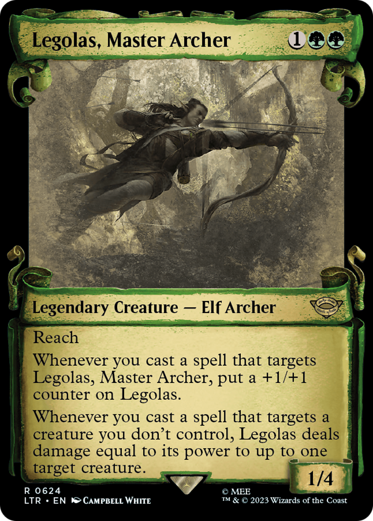 Legolas, Master Archer [The Lord of the Rings: Tales of Middle-Earth Showcase Scrolls] - Evolution TCG