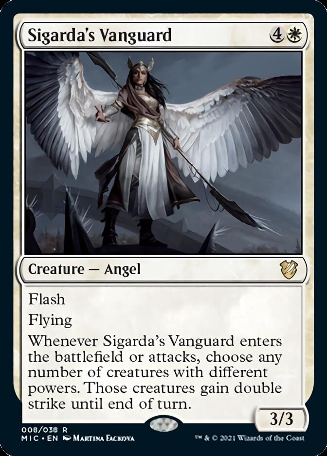 Sigarda's Vanguard [Innistrad: Midnight Hunt Commander] - Evolution TCG