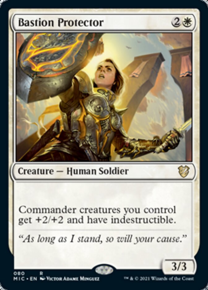 Bastion Protector [Innistrad: Midnight Hunt Commander] - Evolution TCG