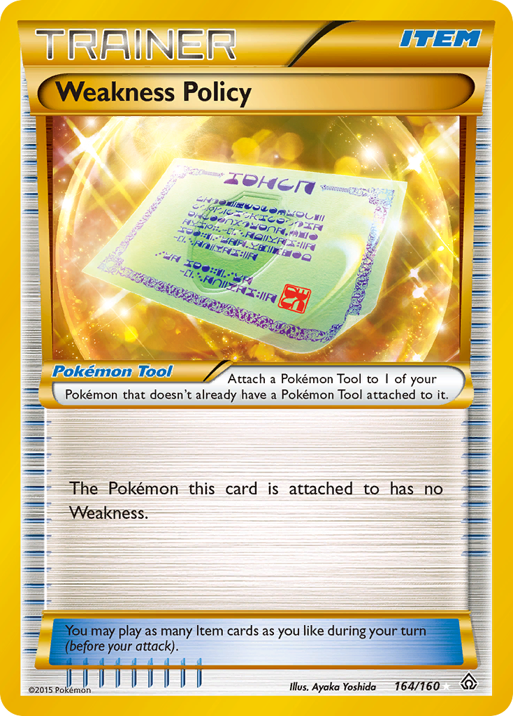 Weakness Policy (164/160) [XY: Primal Clash] - Evolution TCG