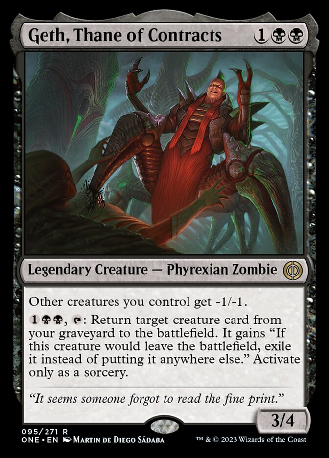 Geth, Thane of Contracts [Phyrexia: All Will Be One] - Evolution TCG