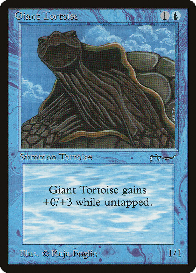 Giant Tortoise (Light Mana Cost) [Arabian Nights] - Evolution TCG