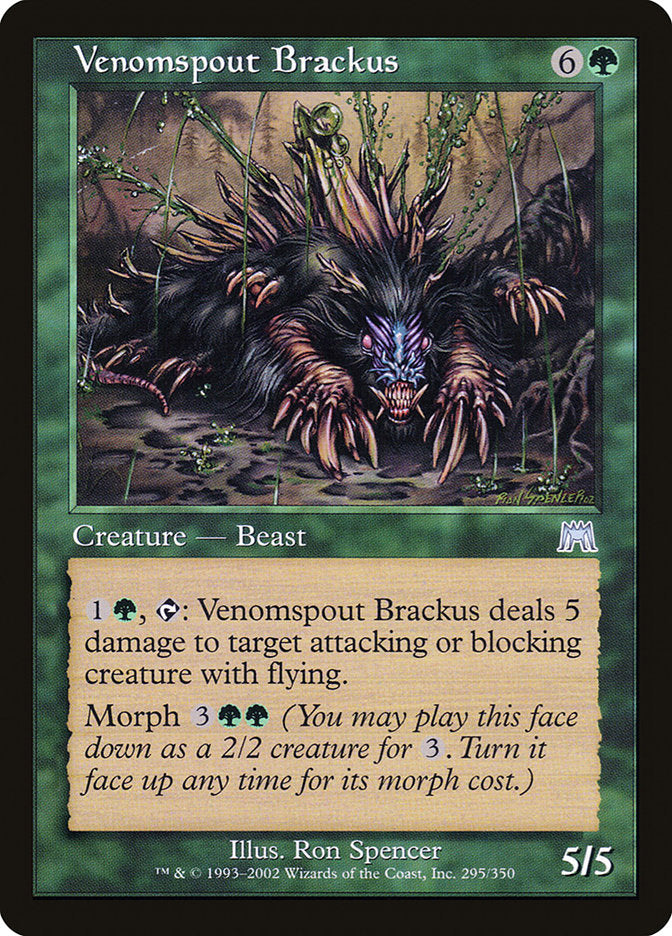 Venomspout Brackus [Onslaught] - Evolution TCG