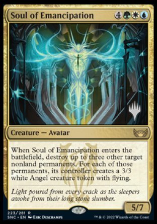 Soul of Emancipation (Promo Pack) [Streets of New Capenna Promos] - Evolution TCG