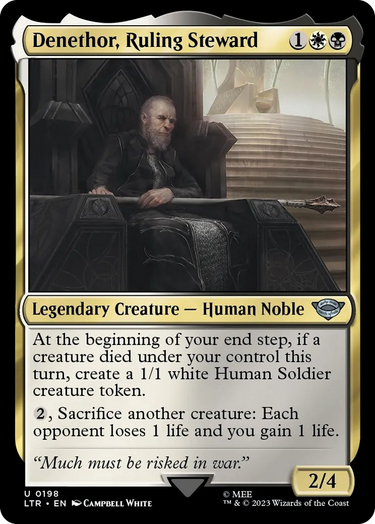 Denethor, Ruling Steward [The Lord of the Rings: Tales of Middle-Earth] - Evolution TCG