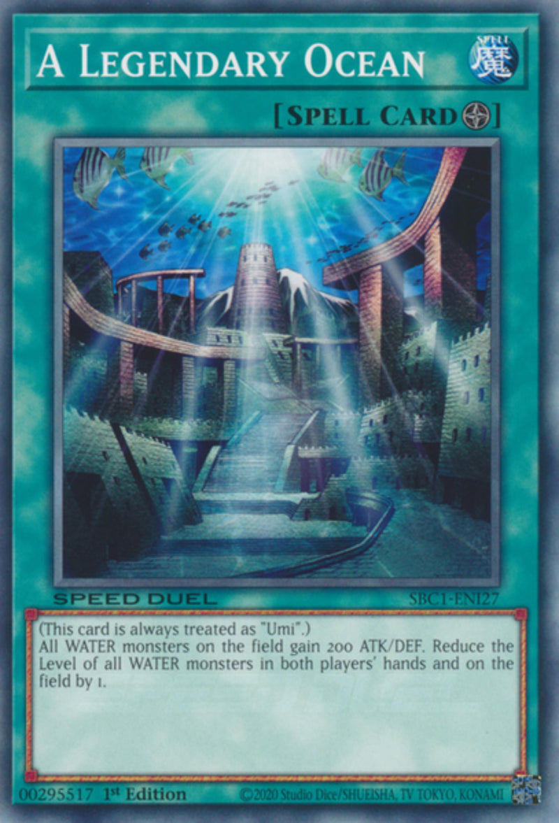 A Legendary Ocean [SBC1-ENI27] Common - Evolution TCG