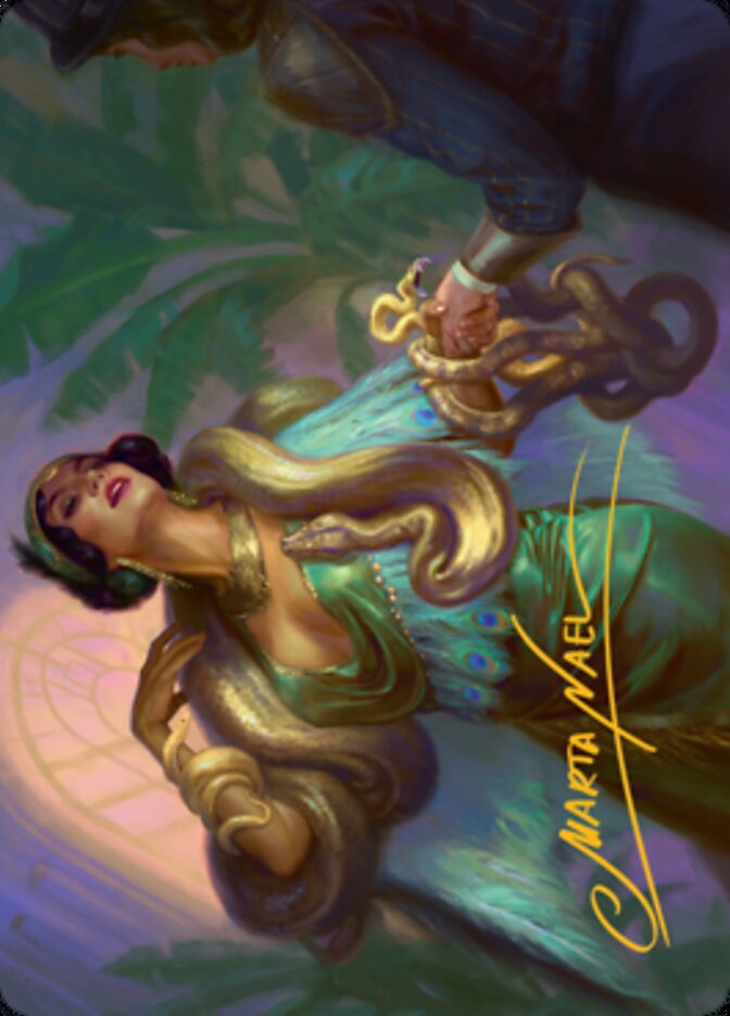 Venom Connoisseur Art Card (Gold-Stamped Signature) [Streets of New Capenna Art Series] - Evolution TCG