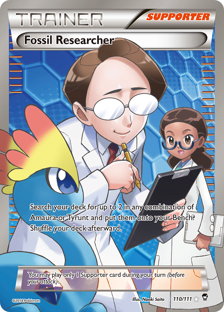 Fossil Researcher (110/111) [XY: Furious Fists] - Evolution TCG