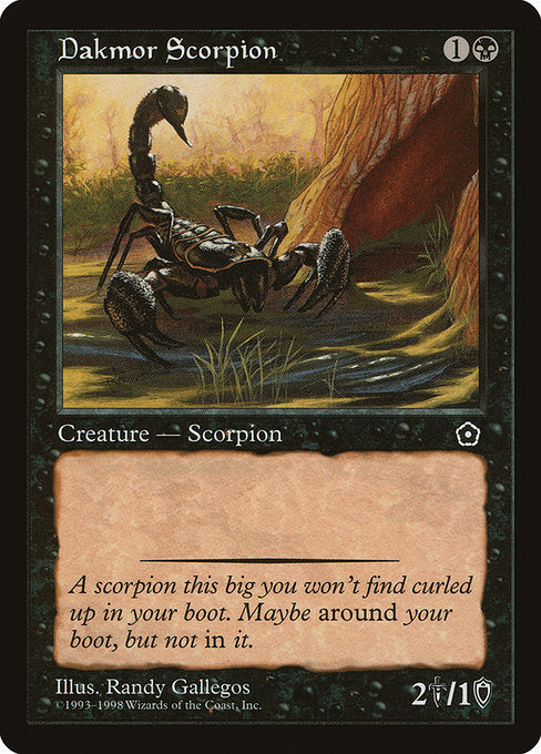 Dakmor Scorpion [Portal Second Age] - Evolution TCG