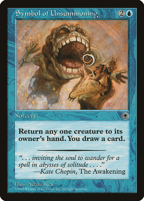 Symbol of Unsummoning [Portal] - Evolution TCG