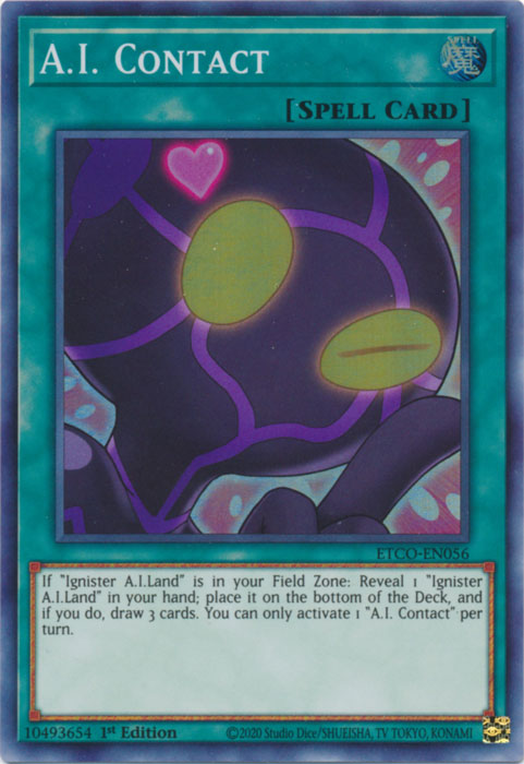 A.I. Contact [ETCO-EN056] Super Rare - Evolution TCG