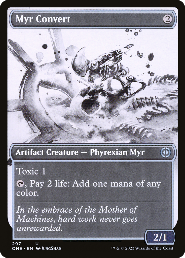 Myr Convert (Showcase Ichor) [Phyrexia: All Will Be One] - Evolution TCG