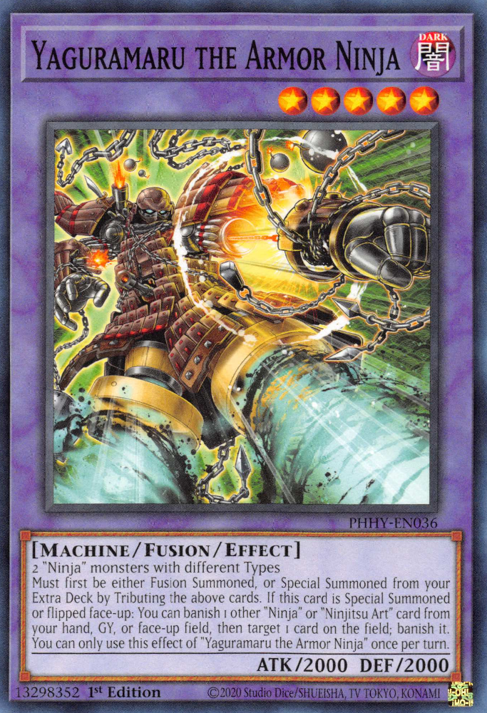 Yaguramaru the Armor Ninja [PHHY-EN036] Common - Evolution TCG
